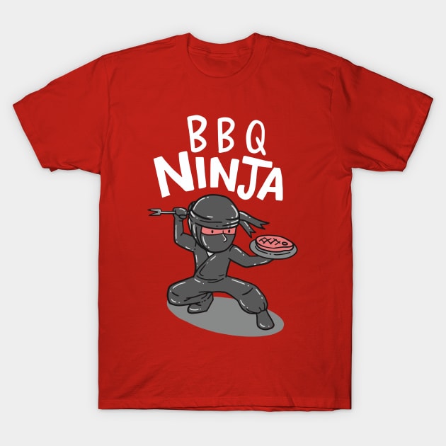 BBQ Ninja - Funny Grill Master Gift T-Shirt by Shirtbubble